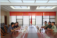 校领导慰问我校共建部队
