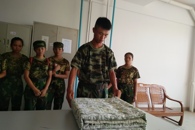 2017级会计专业新生开展军训内务整理活动