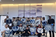靛蓝扎染悟匠心，茶韵太极展风华——外国留学生沉浸式体验中华文化