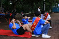 校学生会成功开展“减脂闯关赛”活动