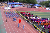 青春之花迎风绽放  莘莘学子助力第二十三届校运会成功举办