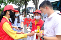 我校师生参加柳州市2022年“世界献血者日”公益活动