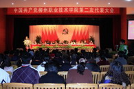 中国共产党柳州职业技术学院第二次代表大会胜利召开