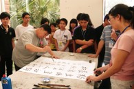 柳州市高校联盟书画作品巡回展在我院隆重开幕