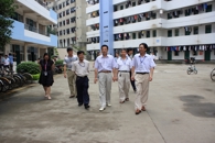 自治区教育厅安全工作督查小组到我院检查指导工作