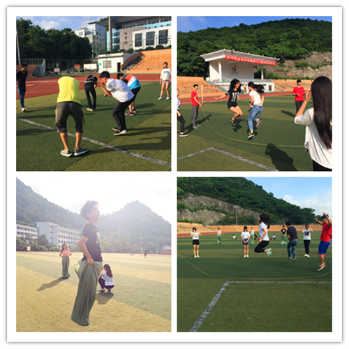 大绳神马的难不倒我们啦，给这姿势一个赞！