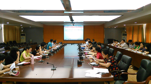 2016年学校数据采集与填报工作布置会现场