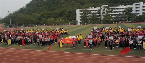 开幕式班级方块队风采