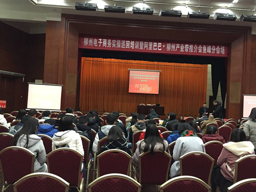 阿里巴巴.柳州产业推介会现场