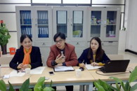 公共基础部一行到柳州城市职业学院调研