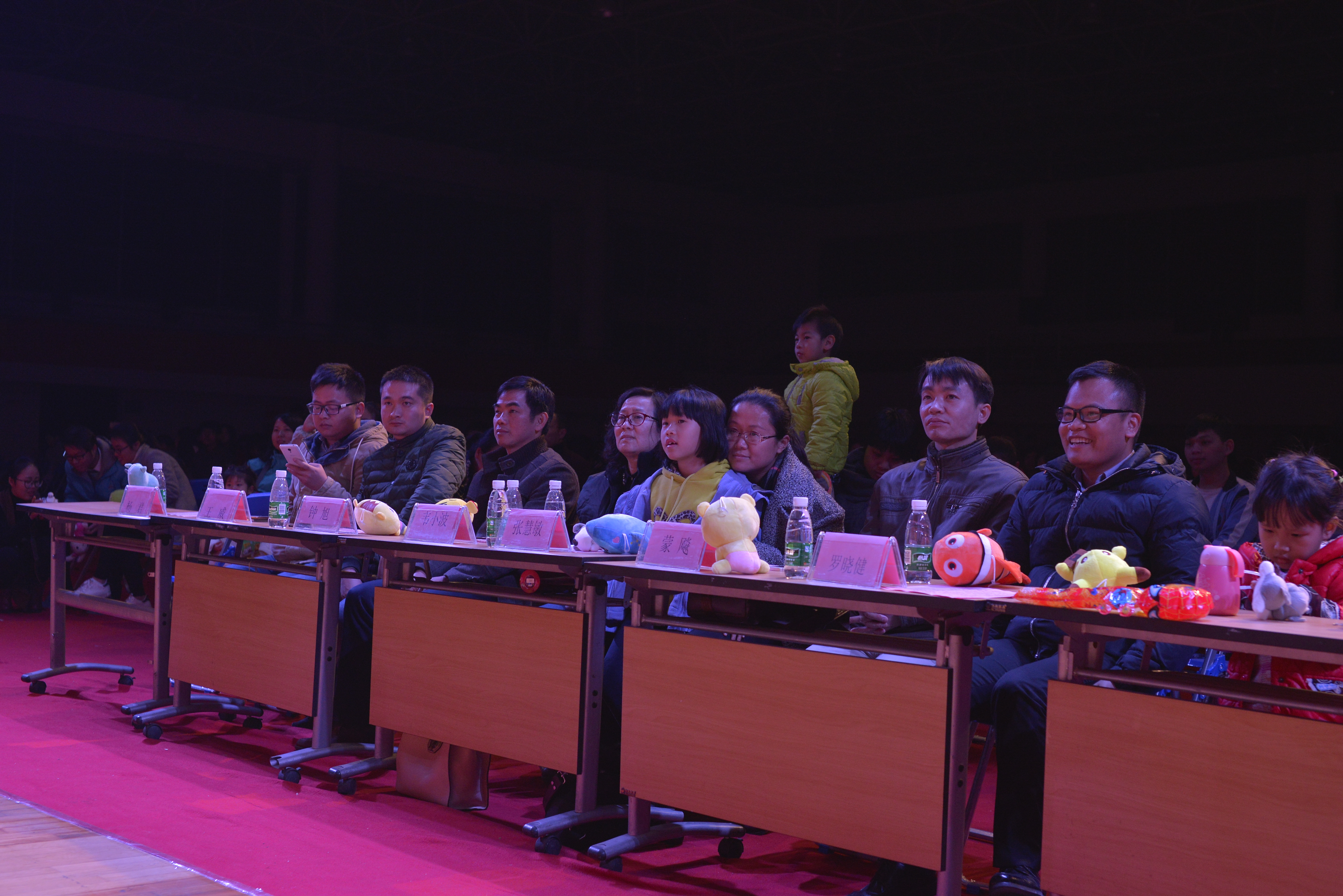 观看文艺汇演的领导