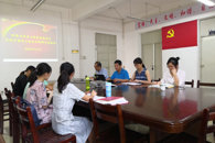 环境与食品工程学院党总支召开庆祝建党98周年暨向张国清、黄文秀同志学习座谈会