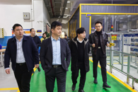鱼峰区领导到我校机电工程学院调研参观