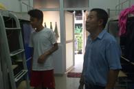 机电工程学院节前对学生宿舍卫生安全情况进行检查