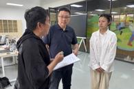 校领导看望慰问学校各备赛团队