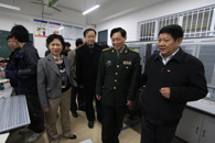 柳州市委常委、柳州军分区政委汪正荣、副市长文和群视察我院