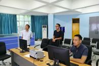 学校节能工作成效显著引来中央媒体记者采访