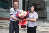 市科协领导到我校慰问科技工作者