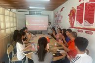 贸易与旅游管理学院党总支学生一支部开展学习宣传贯彻党的二十大精神进“一站式”学生社区主题党日活动