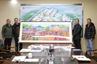 三江县委常委、独峒镇领导一行到校交流 校长甘金明参加座谈