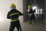 我校组织开展消防安全实战演练活动