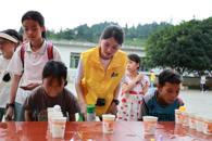 我?？埂扒啻夯ず健摹α?，童心筑梦向未来”暑期“三下乡”心理健康教育实践活动