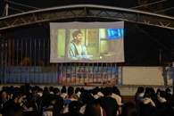 我校成功举办“佳片有约”露天影院集中观影活动