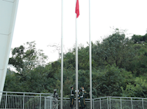 艺术学院举行学期第4次升旗仪式暨“弘扬爱国精神，树立文明风尚”主题宣讲活动